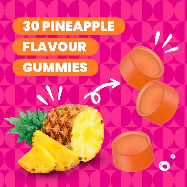 Haliborange beauty collagen pineapple gummies 30 gummies, UK version