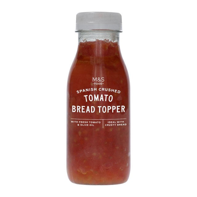 M&S Spanish Crushed Tomato Bread Topper 250ml, imported from the UK