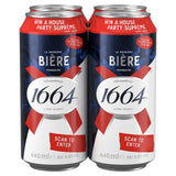 Kronenbourg 1664 Lager 4x440ml Cans, UK version