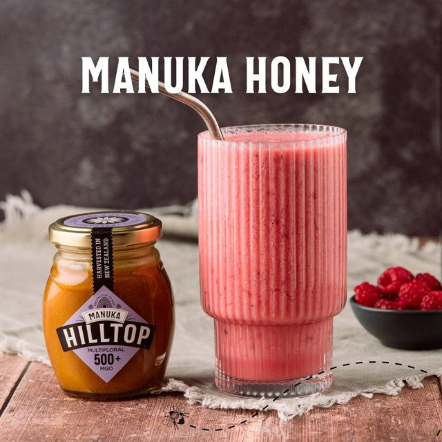Hilltop Honey Manuka MGO500+ honey 225g jar, UK version