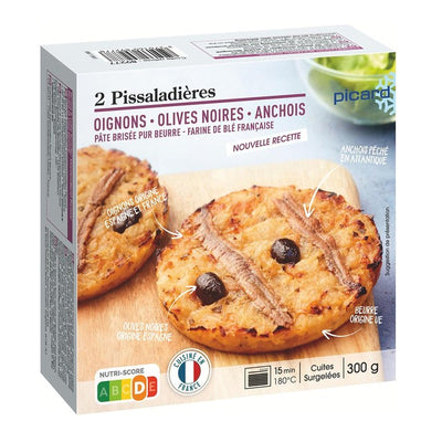 M&S Picard 2 Onion, Black Olives, Anchovies Tarts Frozen Tarts 300g - اشترِ عبر الإنترنت من McGrocer