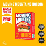 Moving Mountains plant-based hot dogs 240g, imported from the UK