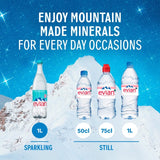 Evian sparkling natural water 1L - British product