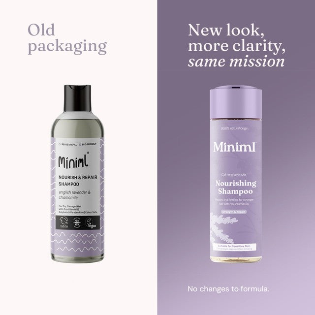 Miniml Nourishing Shampoo Calming Lavender, UK version
