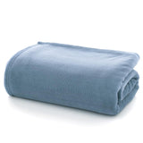 M&S Deyongs Snuggle Touch Light Blue Microfibre Throw 140 x 180cm- Buy online at McGrocer