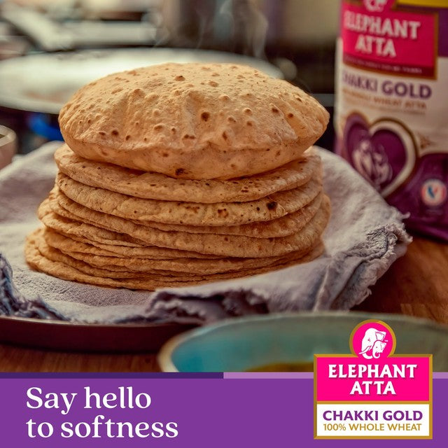 Elephant Atta Chakki Gold chapatti flour 1.5kg - British product