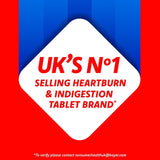 Rennie sugar free antacid tablets, imported from the UK