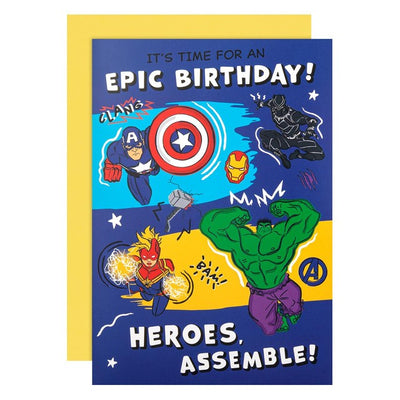 M&S M&S Avengers Birthday Card- Buy online at McGrocer