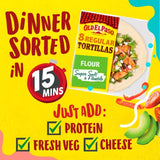 Old El Paso Flour Tortillas 8 Pack, imported from the UK