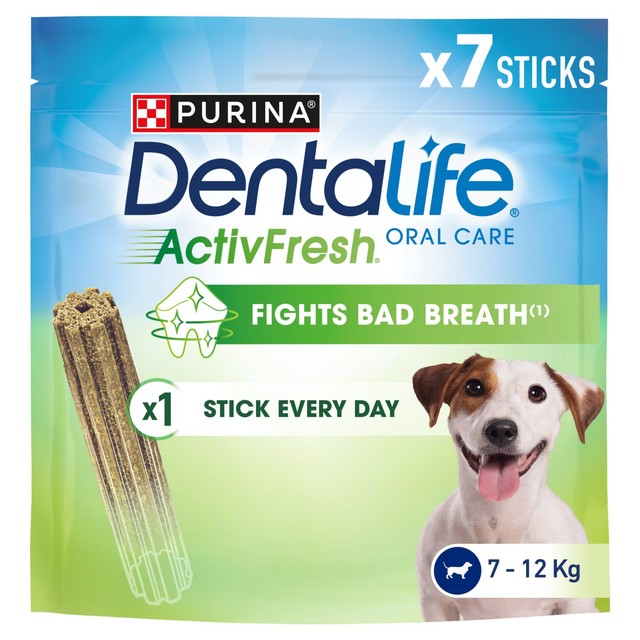 Dentalife ActivFresh Small Dental Chicken dog dental chews - British product