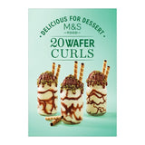 M&S M&S 20 Wafer Curls Chocolate Flavour Biscuit 80g- Buy online at McGrocer
