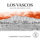 Los Vascos Cabernet Sauvignon red wine 75cl, imported from the UK