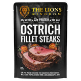 The Lions Kingdom part-cooked ostrich fillet steaks 250g (British brand)