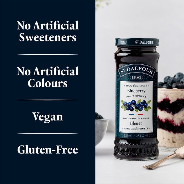 St Dalfour Blueberry Spread 284g - British product