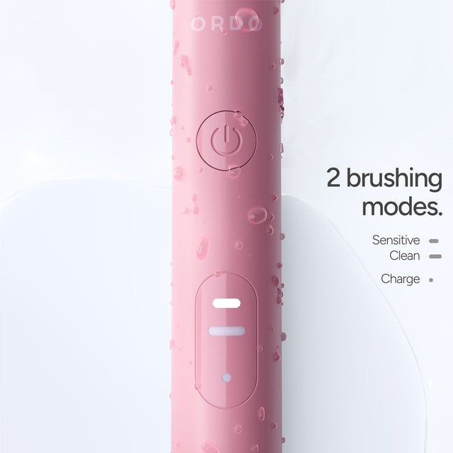 Ordo Sonic Lite Petal electric toothbrush, imported from the UK