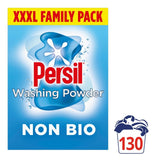 Persil non bio sensitive washing powder 130 washes, imported from the UK