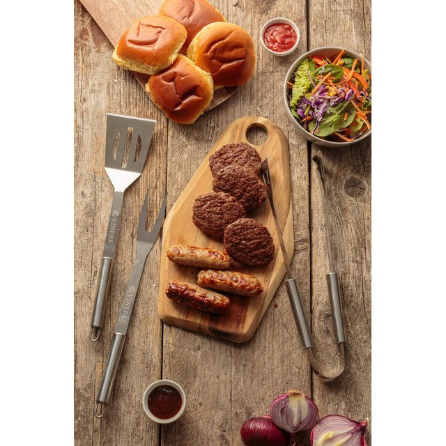 Viners BBQ utensil set 3 piece (British brand)