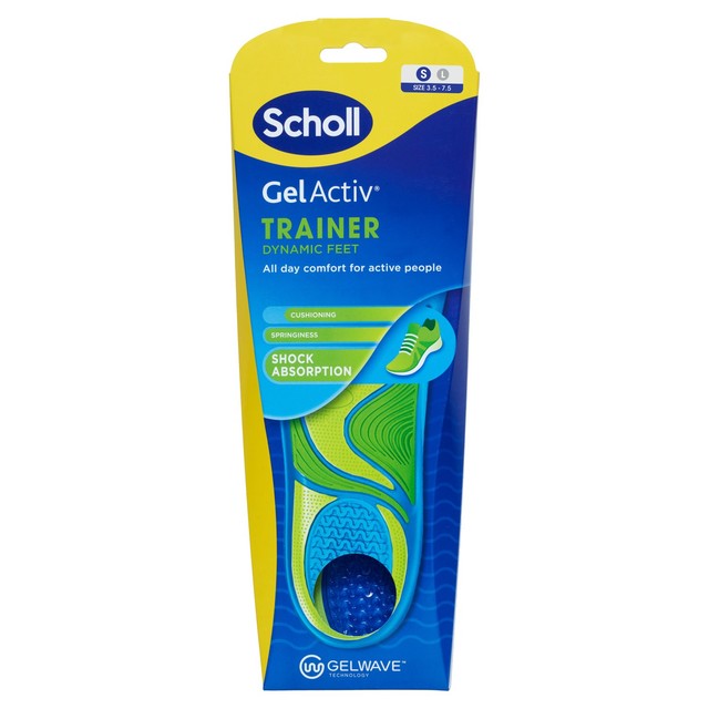 Scholl Gel Activ Trainer Insoles Small (British brand)
