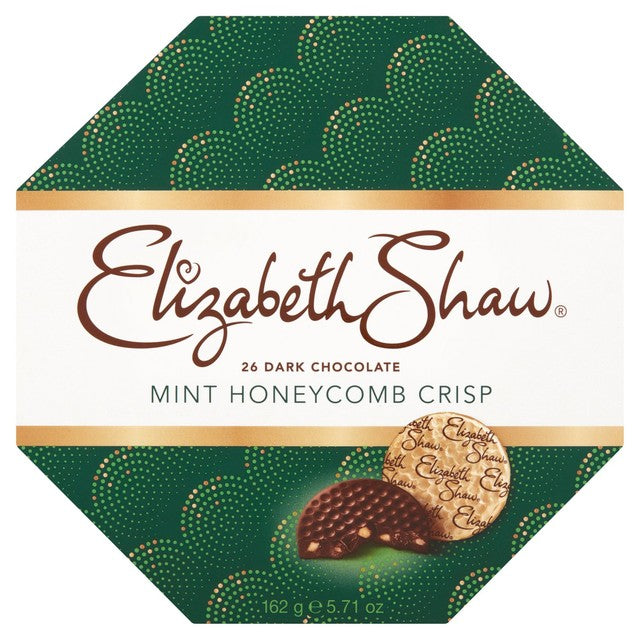 Elizabeth Shaw Dark Mint Crisp Chocolates 162g - British product