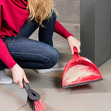 Vileda 2-in-1 dustpan and brush set (British brand)