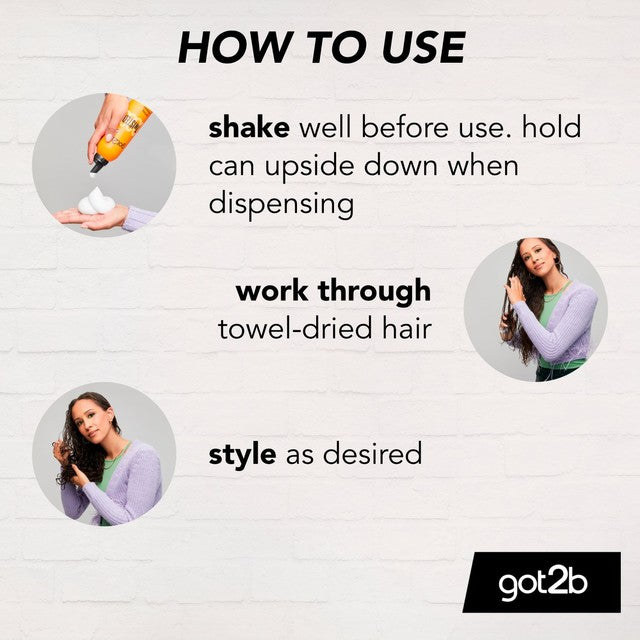 Schwarzkopf got2b Twisted Curling Mousse 250ml (British brand)