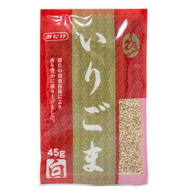 Mitake Roasted White Sesame Seeds 60g, imported from the UK