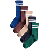 M&S M&S Boys Striped Ribbed Socks, 8-12 Small, Multi- Buy online at McGrocer