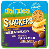 M&S Dairylea Snackers Cheese & Crackers with Mini Chocolate Buttons Snack Pack 57.5g- Buy online at McGrocer