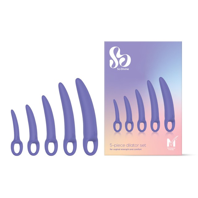 So Divine 5 piece vaginal dilator set (British brand)