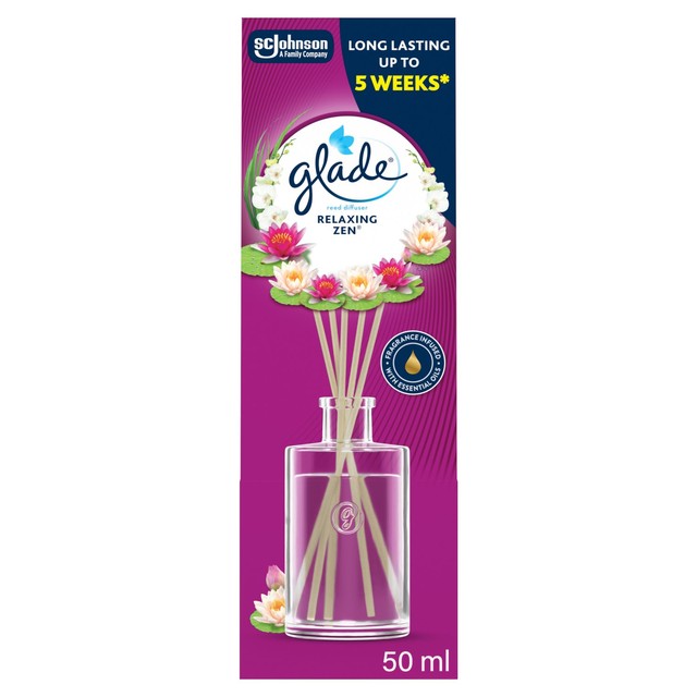 Glade Relaxing Zen reed diffuser 50ml, UK version