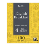 M&S M&S Fairtrade English Breakfast Tea Bags 100 Bags- Buy online at McGrocer
