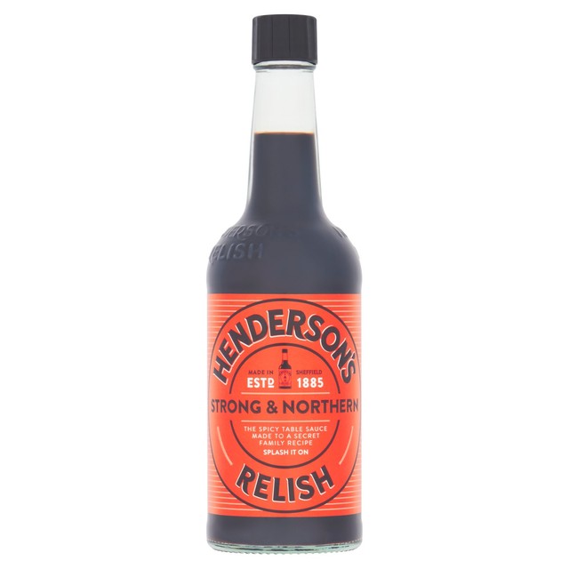 Henderson's Relish spicy table sauce 284ml, UK version