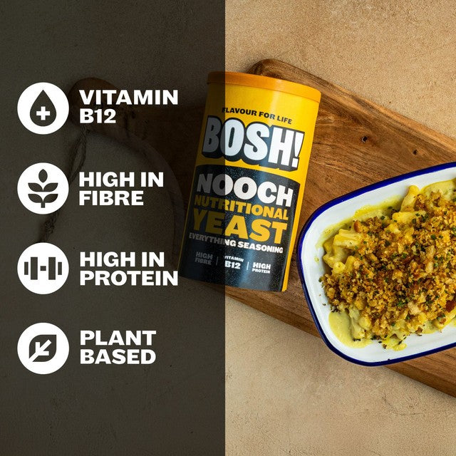BOSH! Nooch nutritional yeast high protein (British brand)