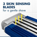 Gillette Blue 3 Smooth Disposable Razors 4 Pack, UK version