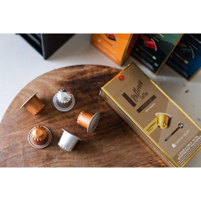 Vittoria Espresso capsules 10s (British brand)