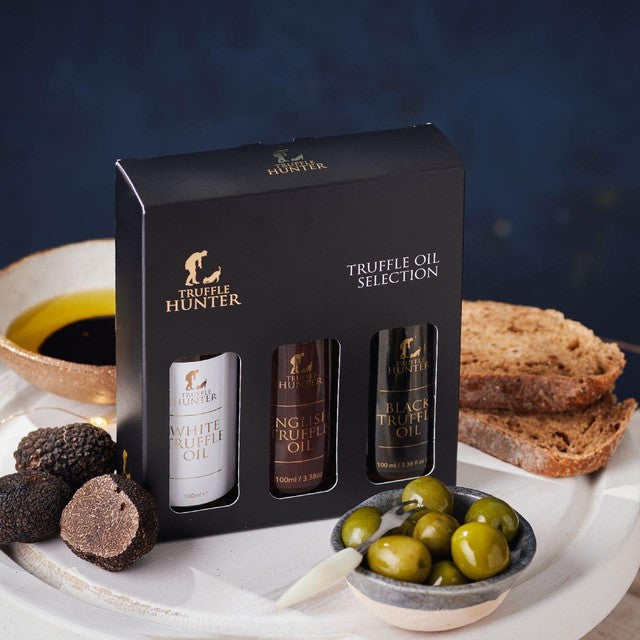 TruffleHunter truffle oil selection 3 x 100ml (British brand)