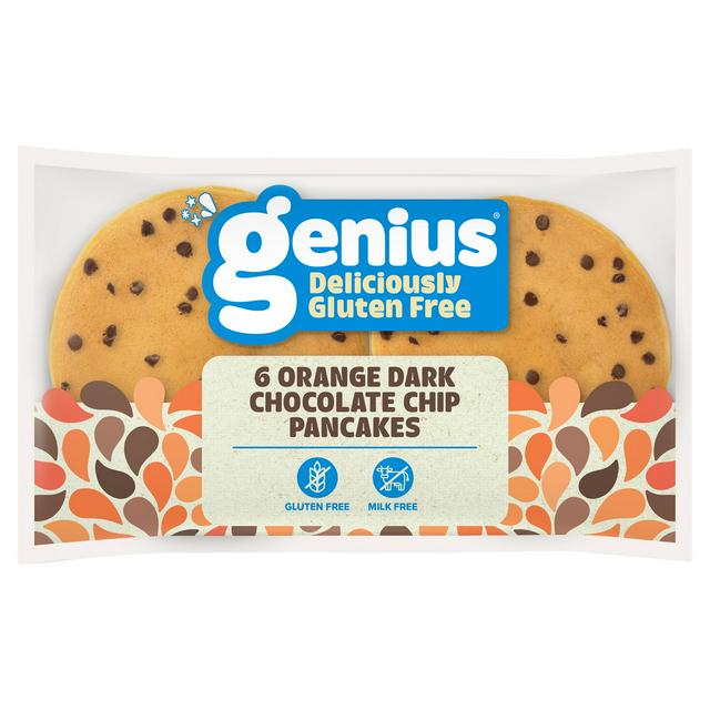Genius Orange Dark Chocolate Chip Pancakes x6