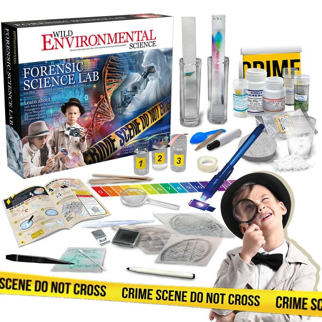 Wild Science forensic science lab kit, UK version