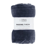 Catherine Lansfield raschel throw navy 130x170cm, UK version