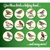 Peckish Complete Seed and Nut No Mess Wild Bird Food Mix 12.75kg, imported from the UK