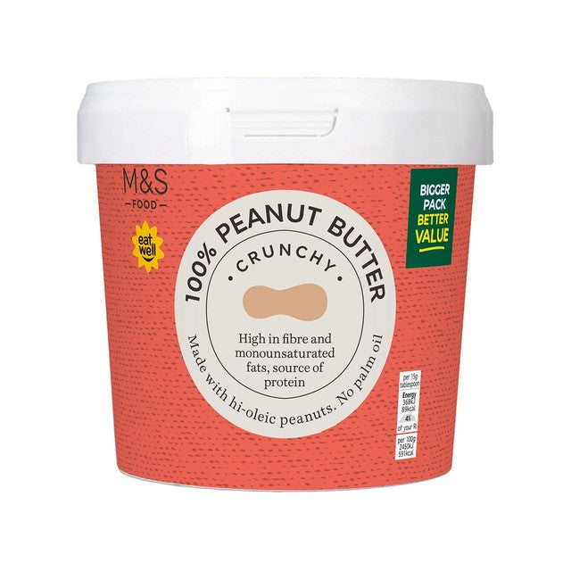 M&S crunchy peanut butter 1kg, imported from the UK