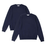 M&S cotton school jumper navy 3-4 years, imported from the UK