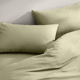 M&S green King size bedding set, imported from the UK