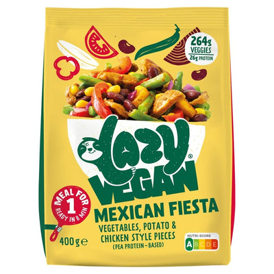 Plat préparé mexicain surgelé Lazy Vegan 400g