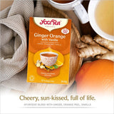 Yogi Tea Organic Ginger Orange with Vanilla Tea Bags 17 (British brand)