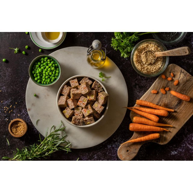 Forthglade natural brown rice wet dog food variety pack 12x395g - British product