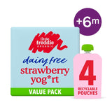M&S Little Freddie Dairy Free Strawberry Yogurt Baby Pouch Multipack 6+ Months- Buy online at McGrocer