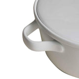 M&S Maxim ceramic casserole dish white porcelain, UK version