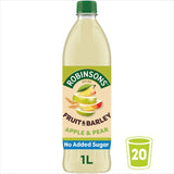 Robinsons apple and pear fruit squash 1L , imported from the UK