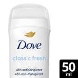 M&S Dove Classic Fresh Anti-Perspirant Women's Deodorant Stick 50ml- Buy online at McGrocer